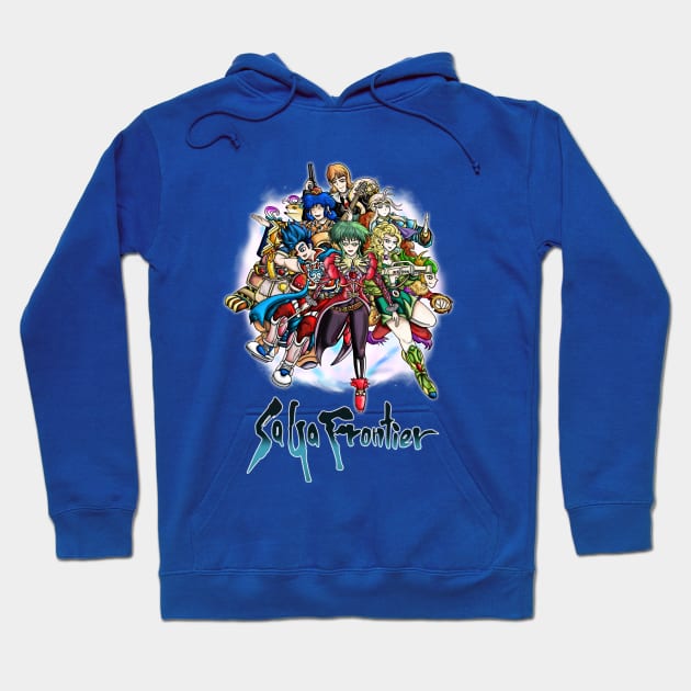 SaGa Frontier Heroes Hoodie by WarioPunk